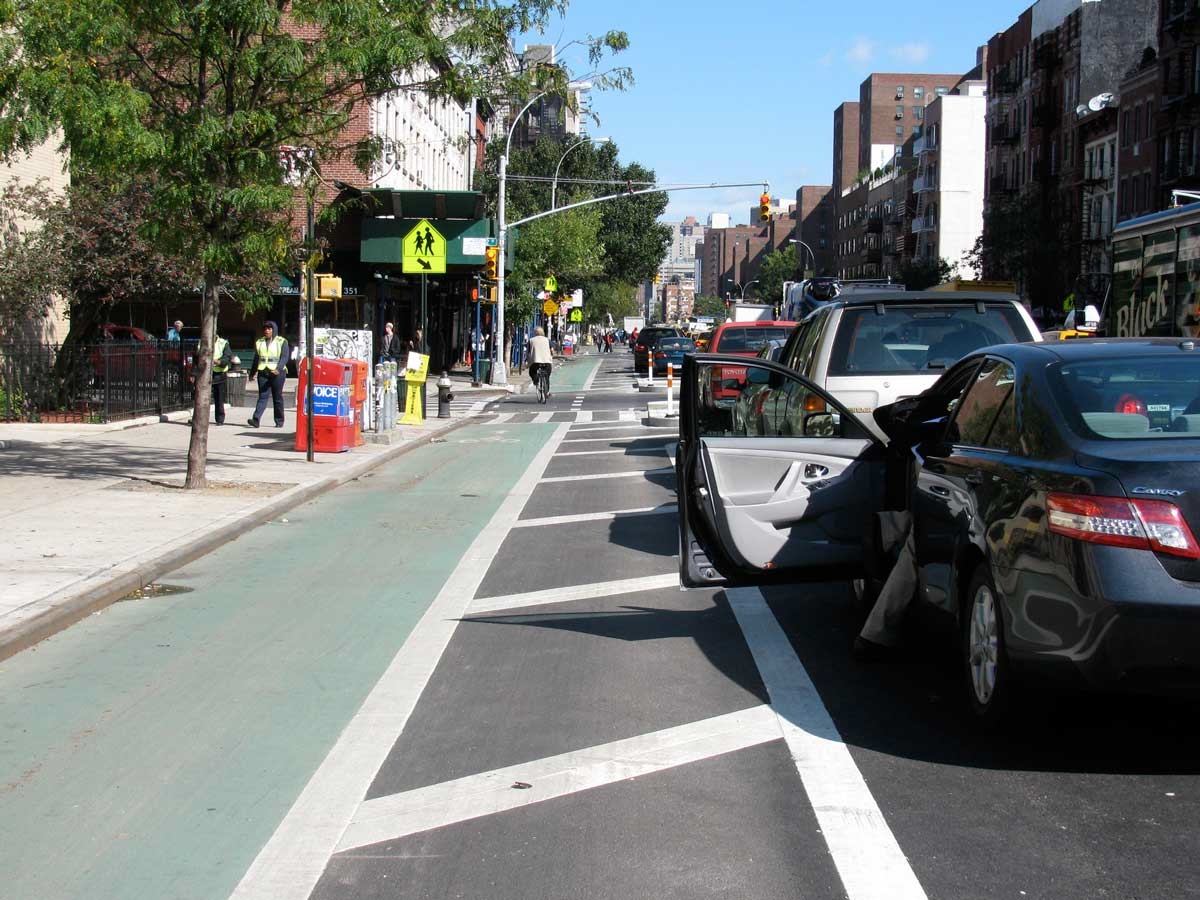 buffered bike lanes